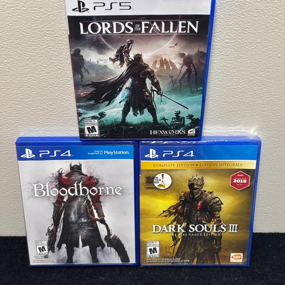 Sony PlayStation Games. Souls Battle Pak. 3 Games